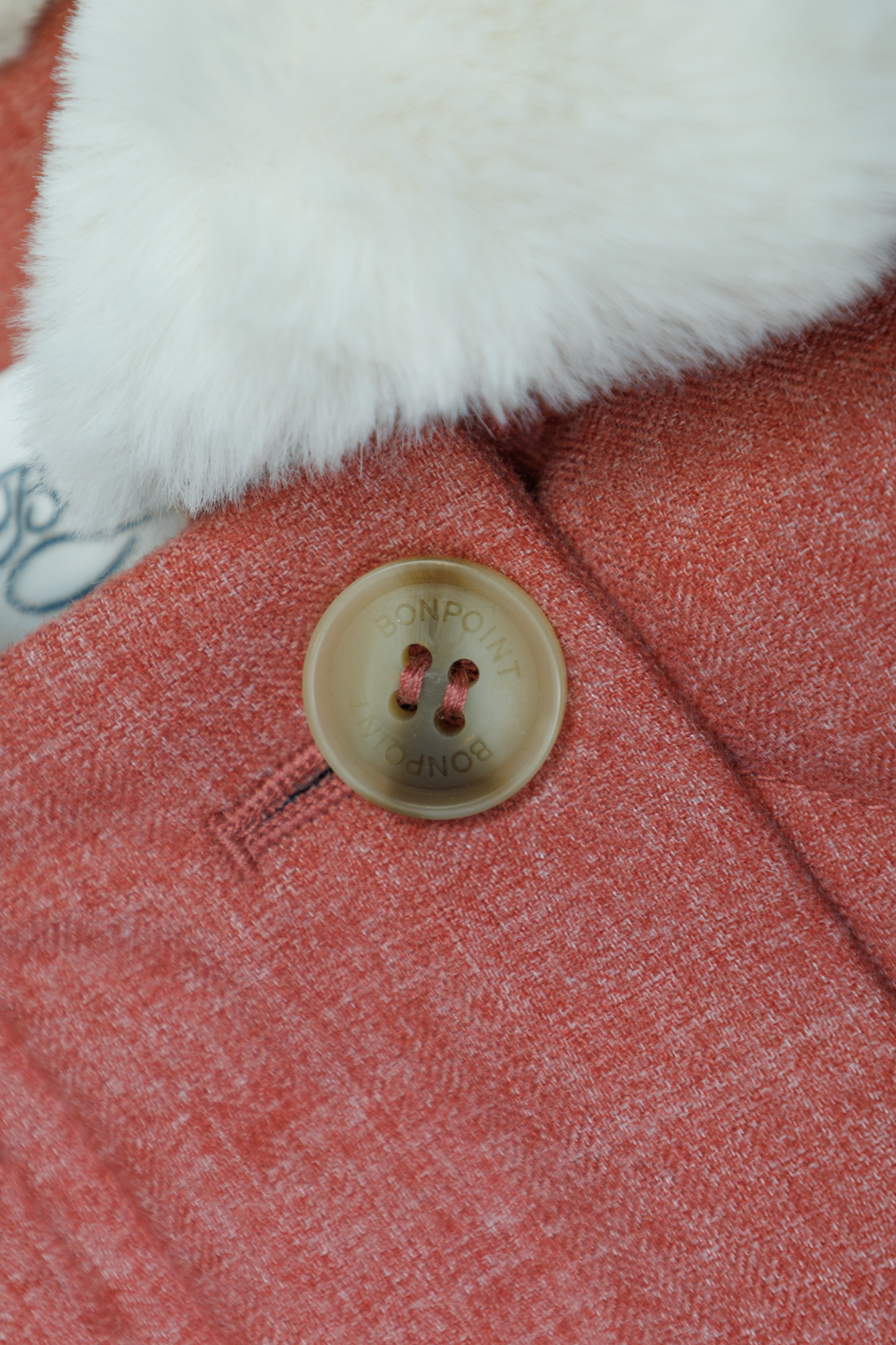 アウター Bonpoint down jacket 4y Bonno quilted and embroidered with cherries puffer jacket